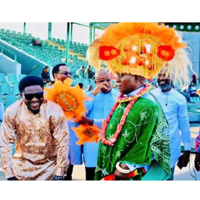 Dr. Israel Lebura Ngbuelu at the Abuja Carnival